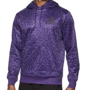 Reebok Mens All Over Print Hoodie